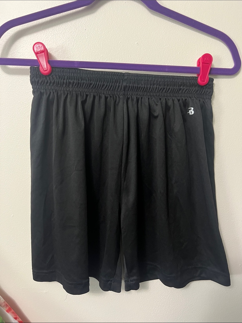 Badger Sport Black Ladies Athletic Shorts - Size S
